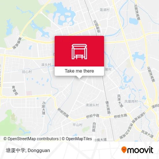 塘厦中学 map