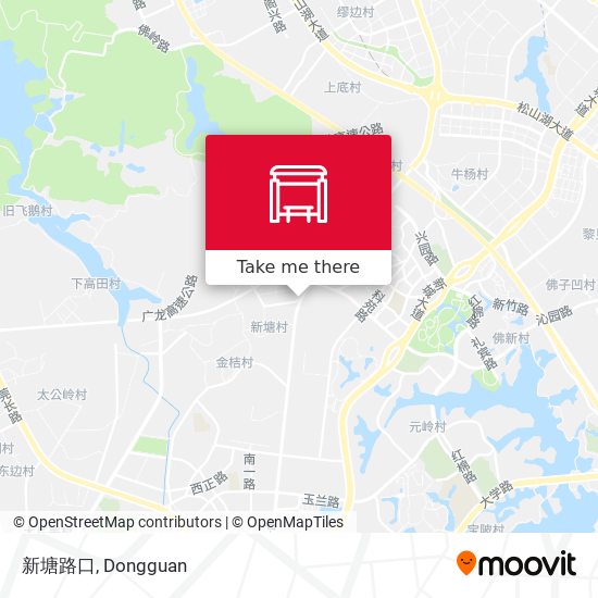 新塘路口 map