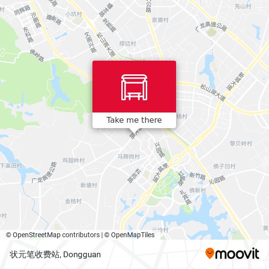 状元笔收费站 map