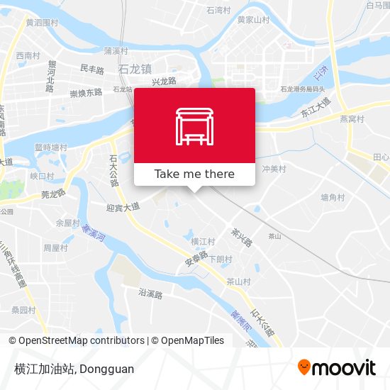 横江加油站 map