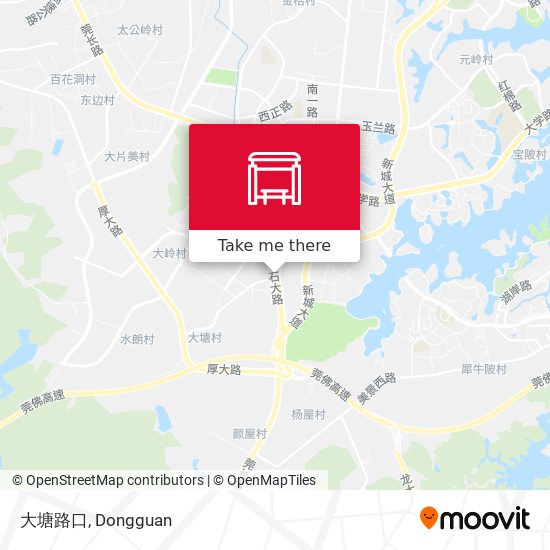 大塘路口 map