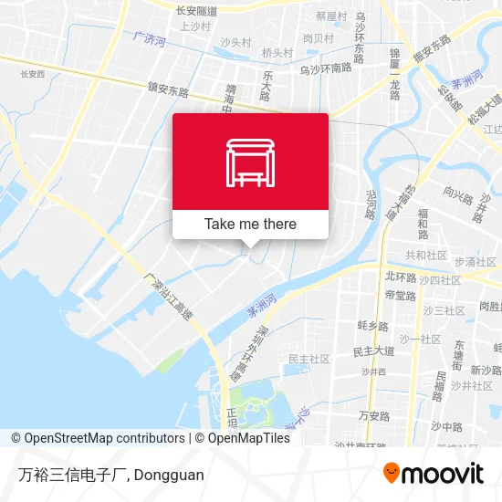 万裕三信电子厂 map