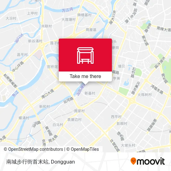 南城步行街首末站 map