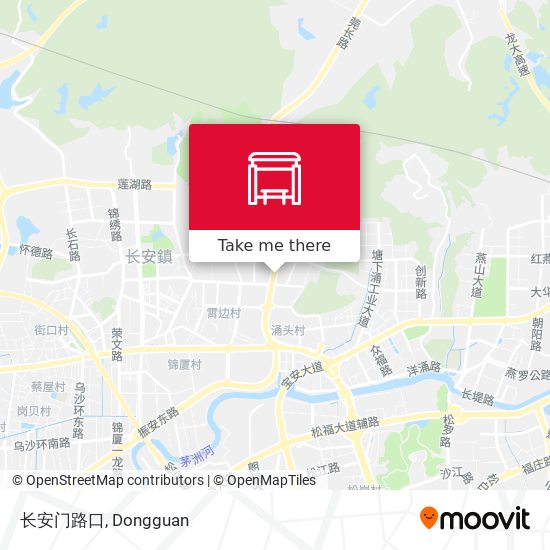 长安门路口 map