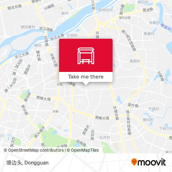 塘边头 map