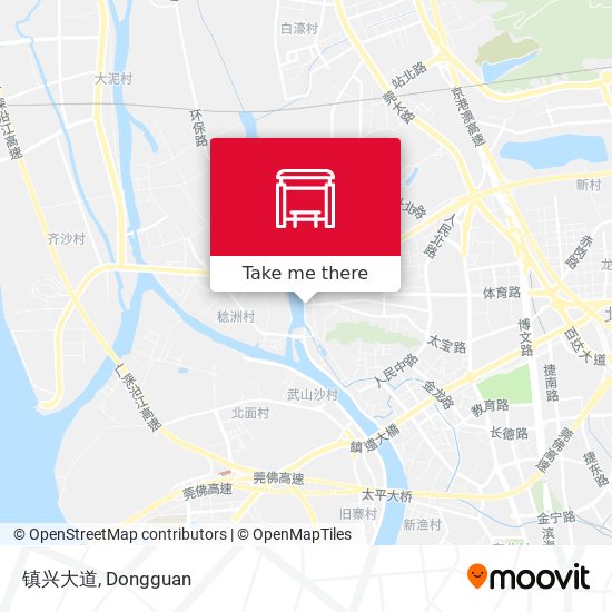 镇兴大道 map