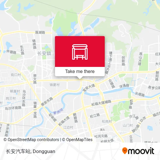 长安汽车站 map