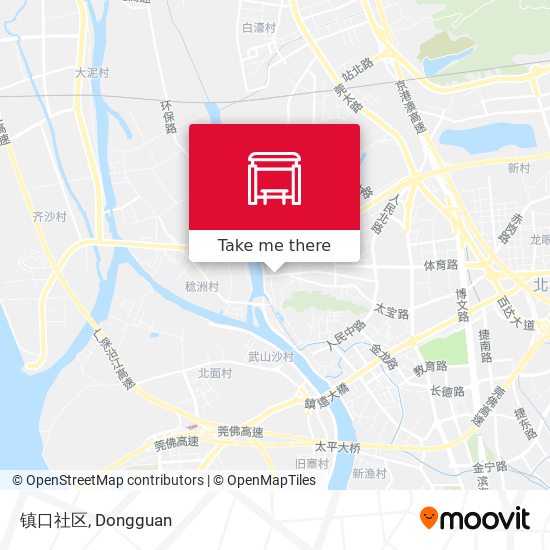 镇口社区 map