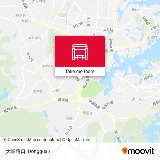 大塘路口 map