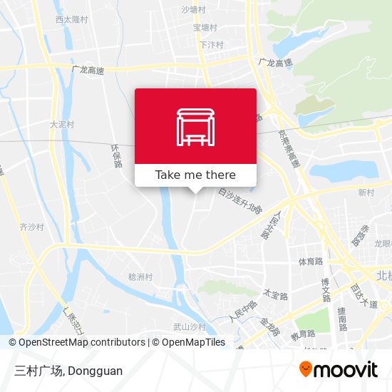 三村广场 map