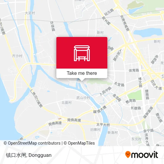 镇口水闸 map