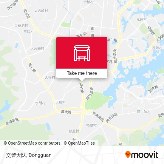 交警大队 map