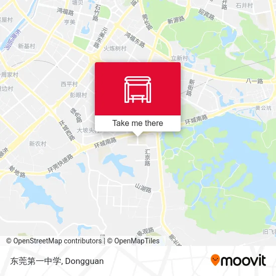 东莞第一中学 map