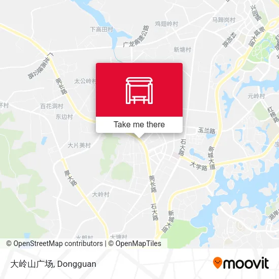 大岭山广场 map