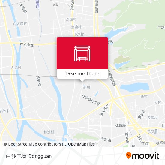 白沙广场 map