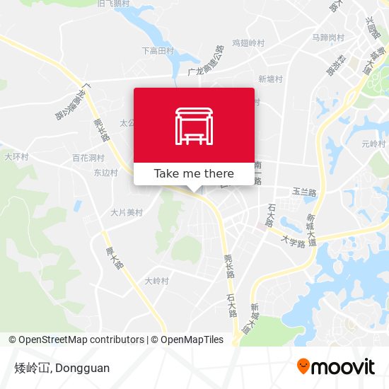 矮岭冚 map