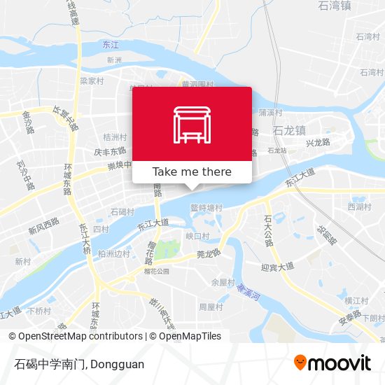 石碣中学南门 map