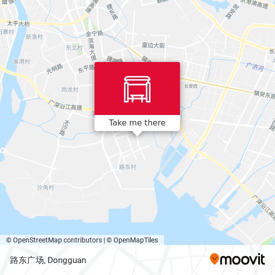 路东广场 map