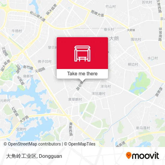 大角岭工业区 map