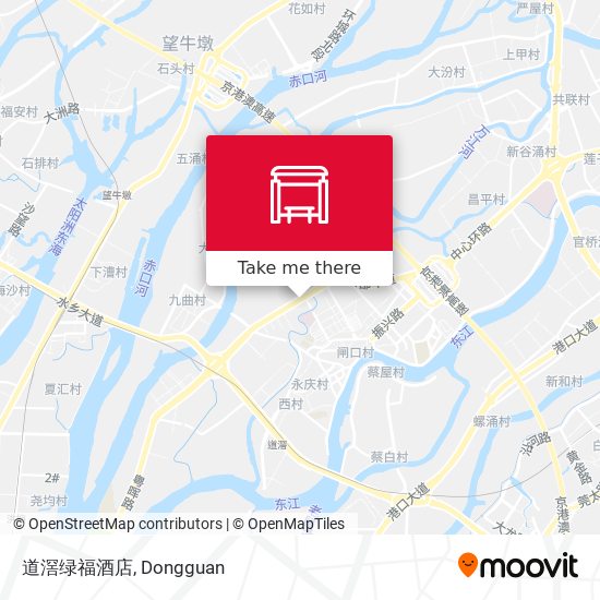 道滘绿福酒店 map