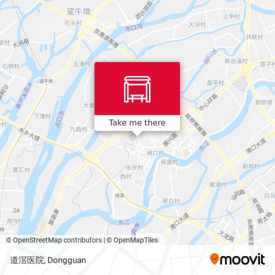 道滘医院 map