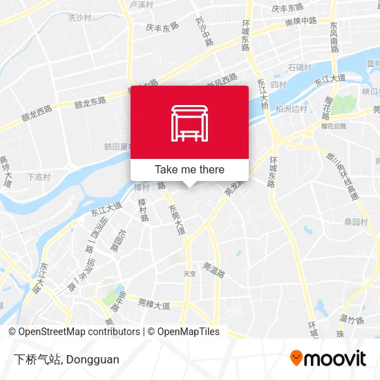 下桥气站 map