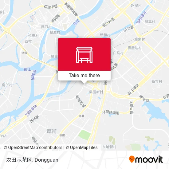 农田示范区 map
