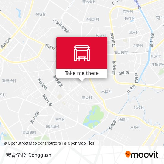 宏育学校 map