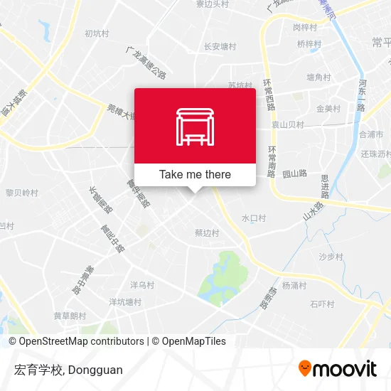 宏育学校 map
