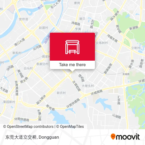 东莞大道立交桥 map