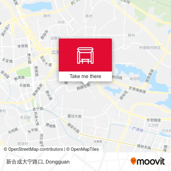 新合成大宁路口 map