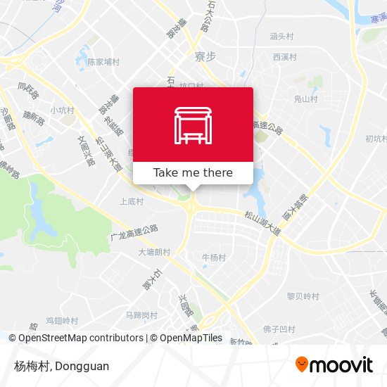 杨梅村 map