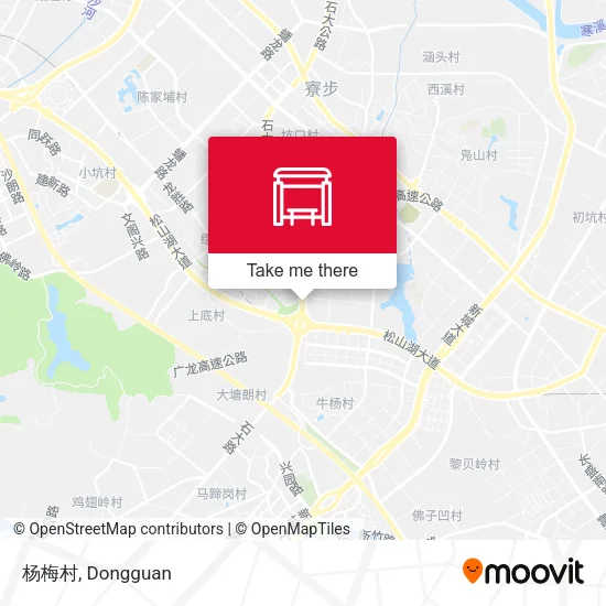 杨梅村 map