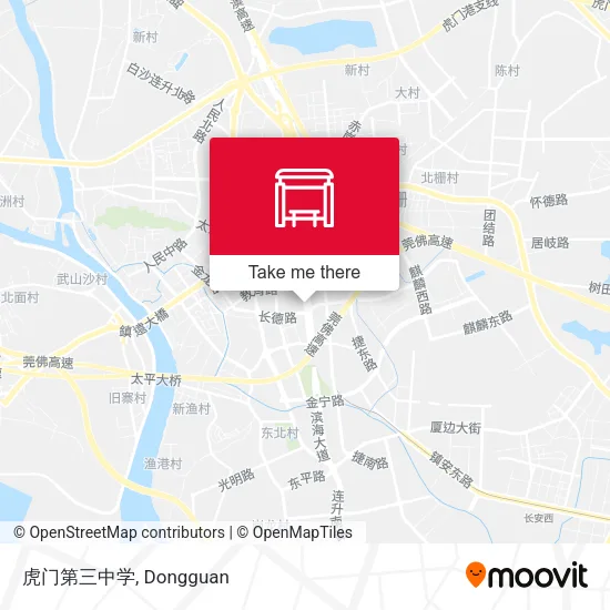 虎门第三中学 map