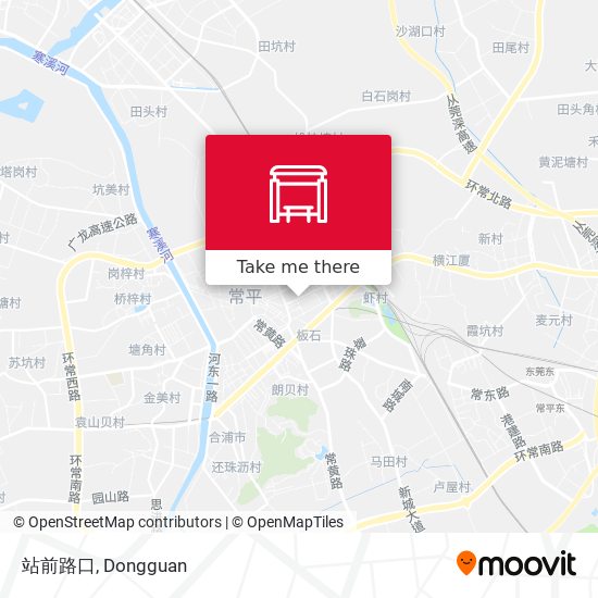 站前路口 map