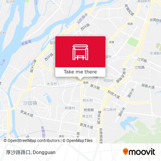 厚沙路路口 map