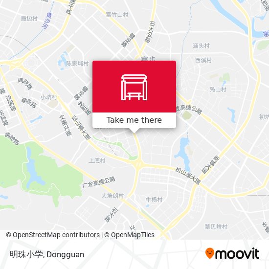 明珠小学 map