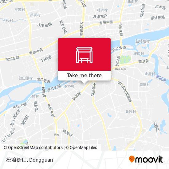 松浪街口 map