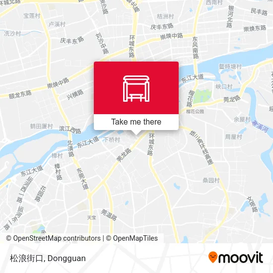 松浪街口 map