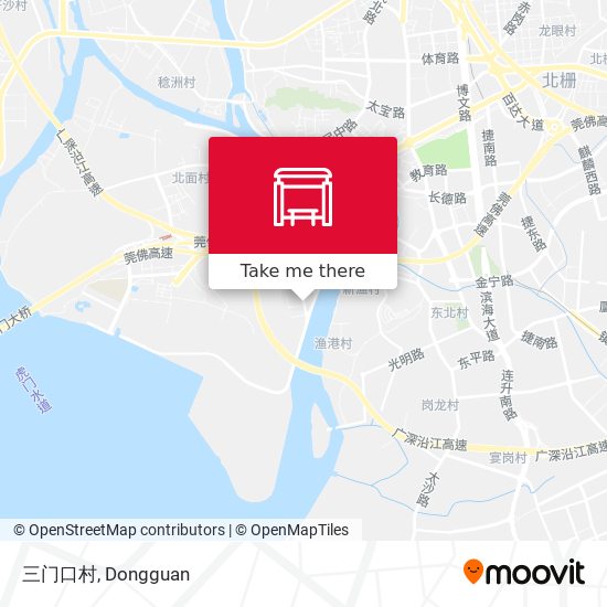 三门口村 map