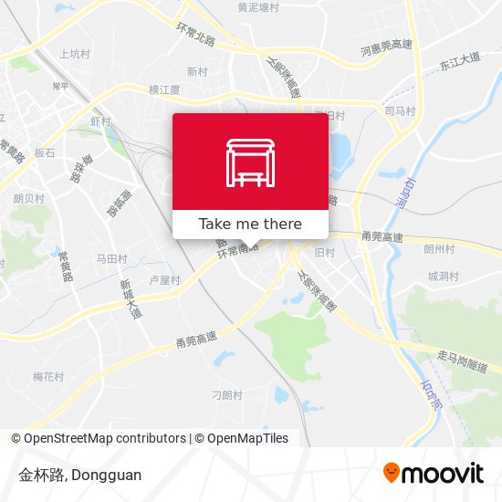 金杯路 map