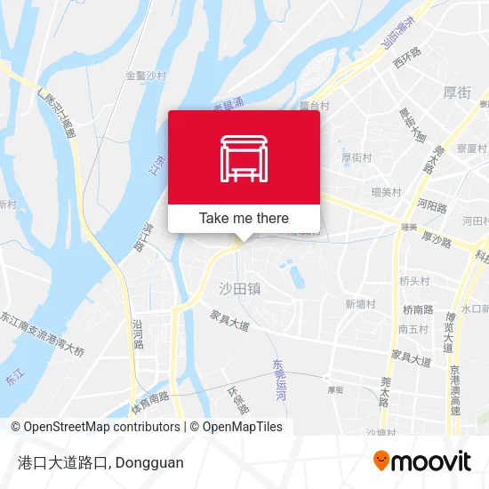 港口大道路口 map