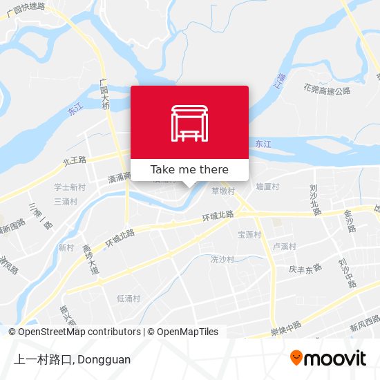 上一村路口 map
