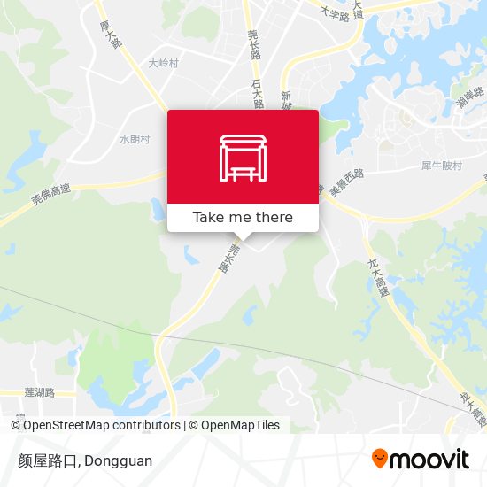颜屋路口 map