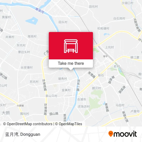 蓝月湾 map
