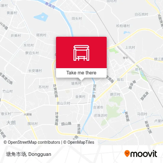 塘角市场 map