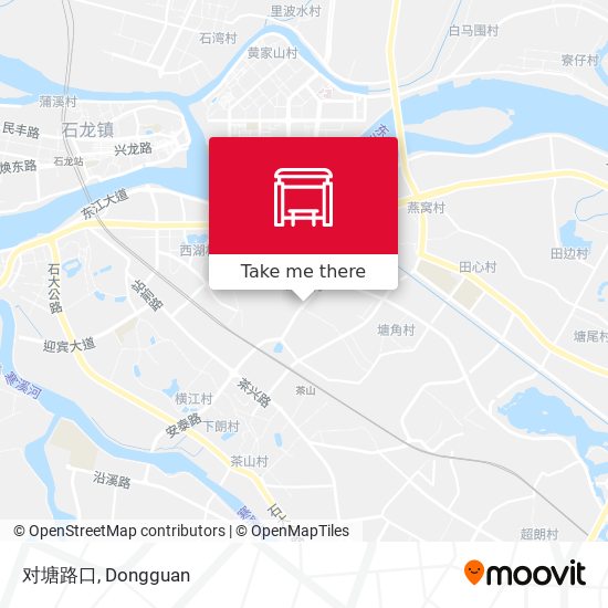 对塘路口 map