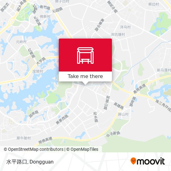 水平路口 map