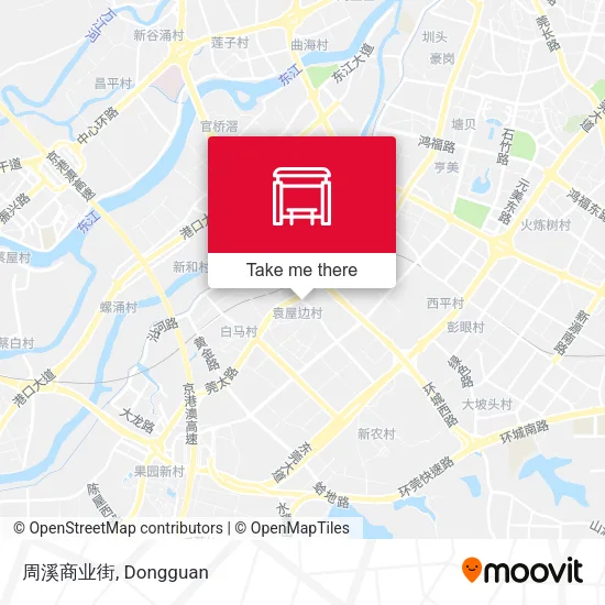 周溪商业街 map
