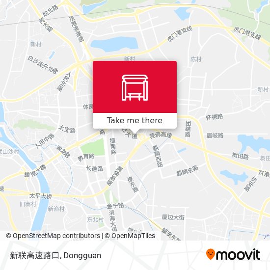 新联高速路口 map